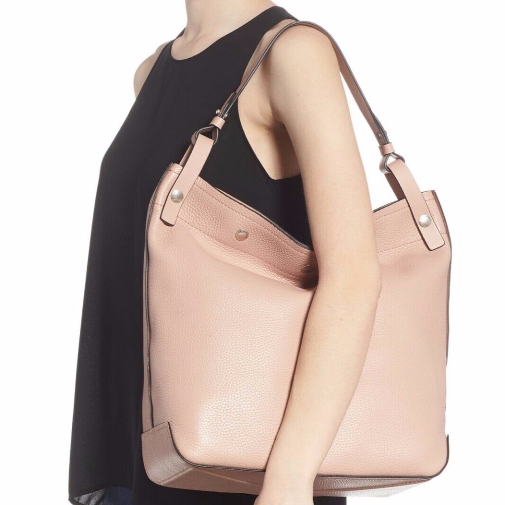 Rag & Bone Leather Compass Snap Hobo - Picture 1 of 11